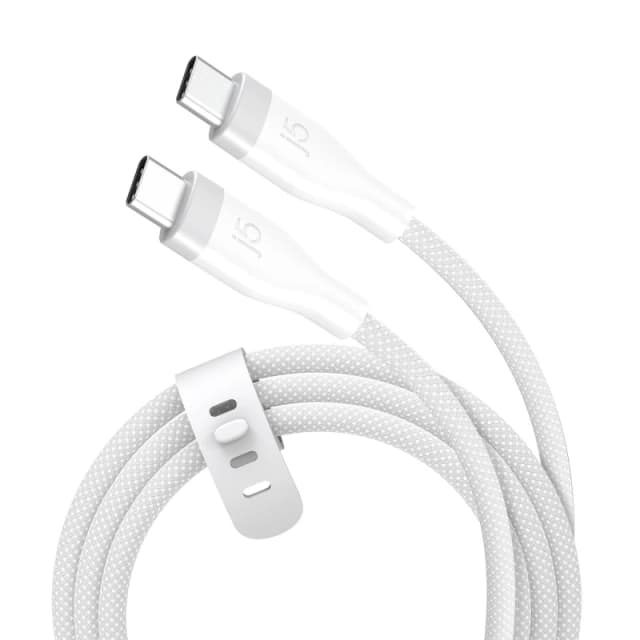 j5 create j5create JUCX18L18W USB-C 60W Ultra Soft Double-Braided Fast Charging Cable JUCX18L18W-N