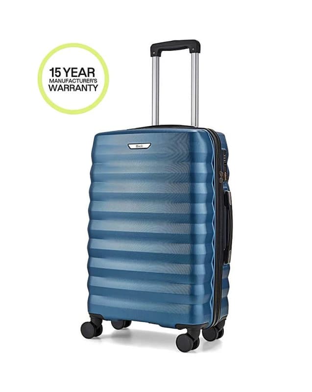 Rock Rock Berlin Medium Suitcase Blue Blue IL55301