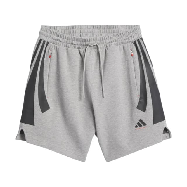 adidas Mens Basketball Shorts Grey male 2XS
