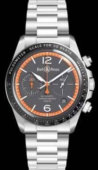 Bell & Ross Watch Vintage BR V2-94 Garde Cotes Chronograph