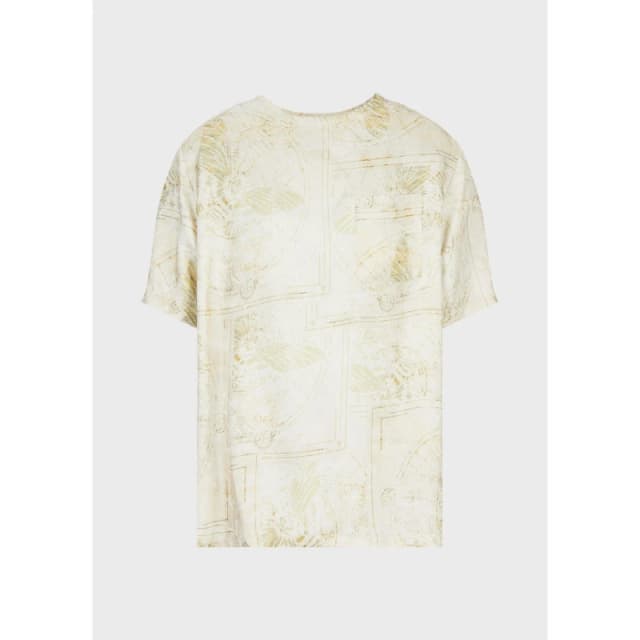 Emporio Armani Mens Short Sleeve T-Shirt Kaki-Khaki male XL