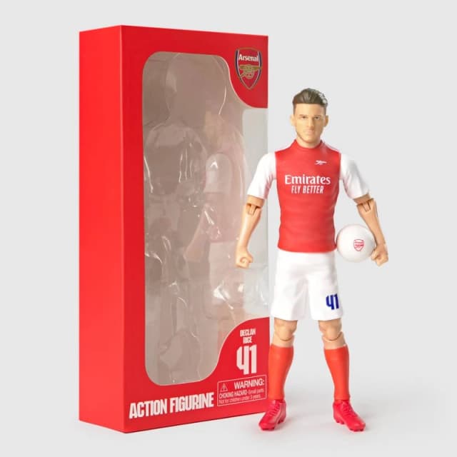 Banbotoys Declan Rice Arsenal Fully Articulated Figurine in Red Red Unisex