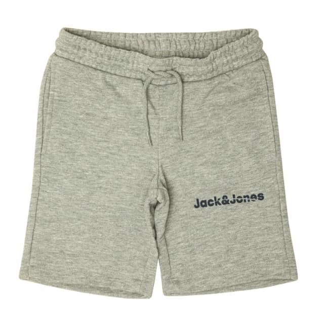 Jack and Jones Arthur Sweat Jog Short - Grey Grey 7 - 8 Years