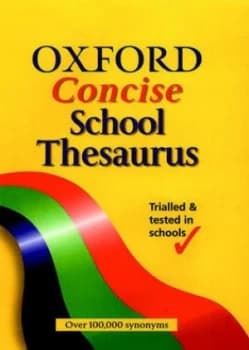 Oxford Concise School Thesaurus by Alan Spooner Paperback