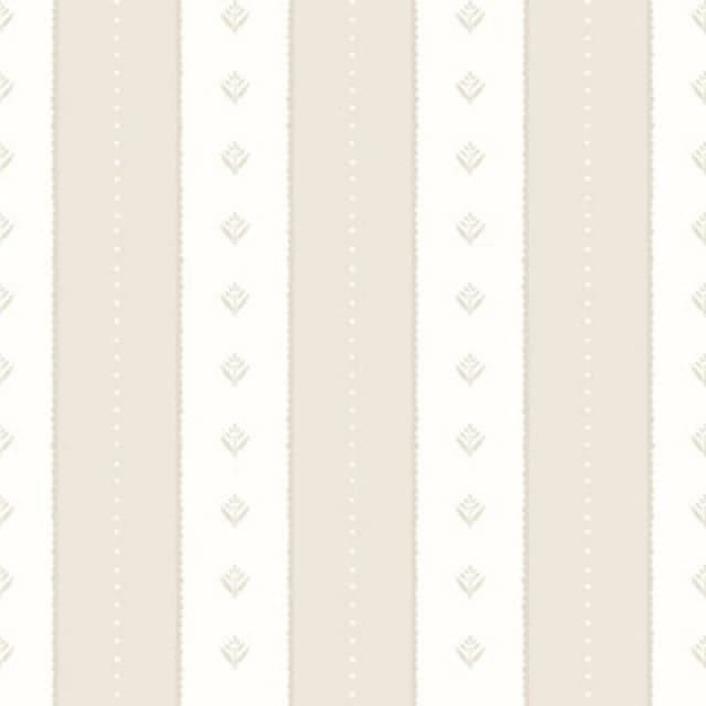 Hoopla Walls Decorative Stripe - Linen & Stone 10M Wallpaper