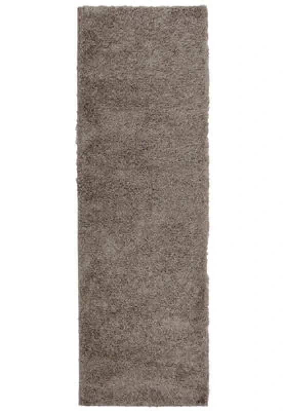 Snug Jazz Shaggy Dark Natural 67X200cm Rug, Brown P113A- S0433 06