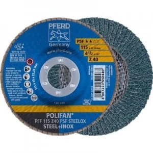 PFERD 67664115 POLIFAN-serrated washer PFF 115 Z40 PSF STEELOX Diameter 115mm 10 pc(s)