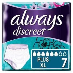 Always Discreet Underwear Incontinence Pants Plus XL 7