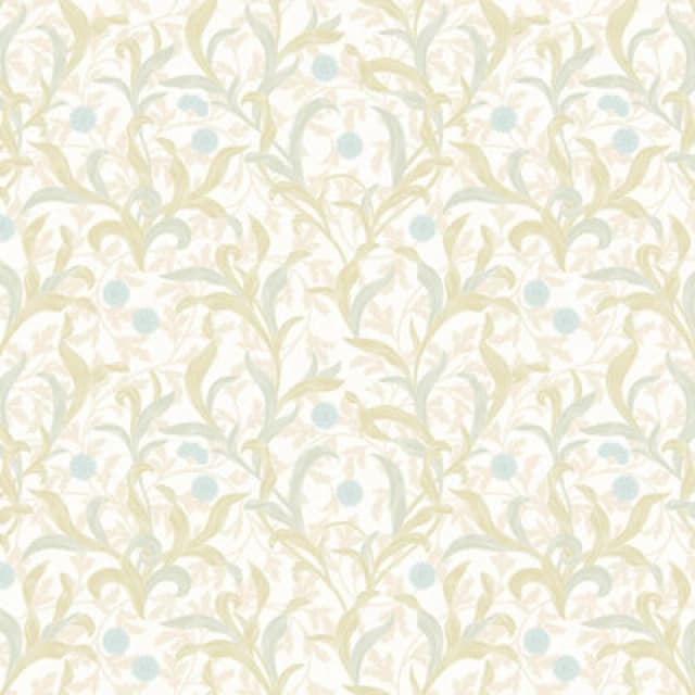 Hoopla Walls Floral Trail Sky & Apple Wallpaper