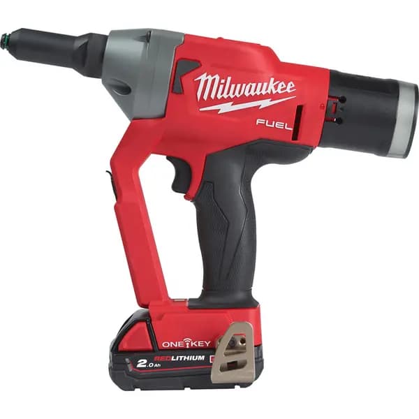 Milwaukee M18 ONEFPRT-202X FUEL ONE-KEY Rivet Tool 2 x 2.0Ah Steel