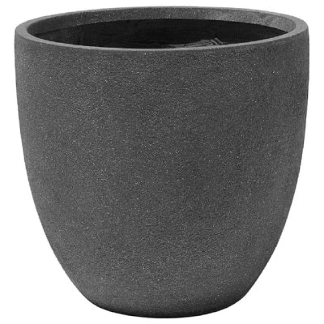 Beliani Plant Pot Kannia 55cm Graphite Grey
