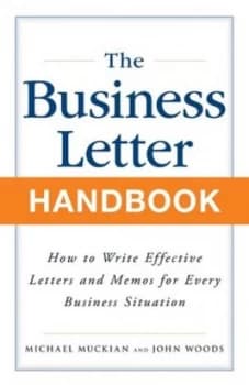 The Business Letter Handbook by Michael Muckian Book
