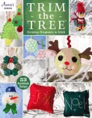 trim the tree christmas ornaments to stitch