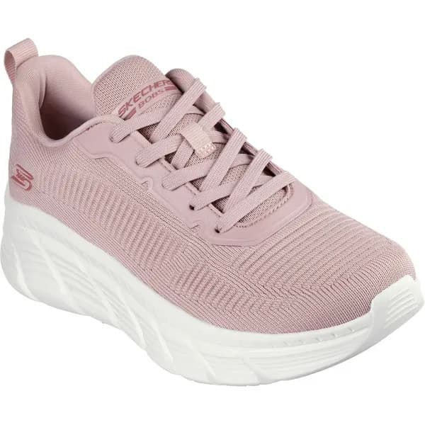 Skechers Womens Bobs B Flex Hi Flying Textile Upper Trainers UK Size 6 (EU 39) BLUSH SKE2245-BLSH-6