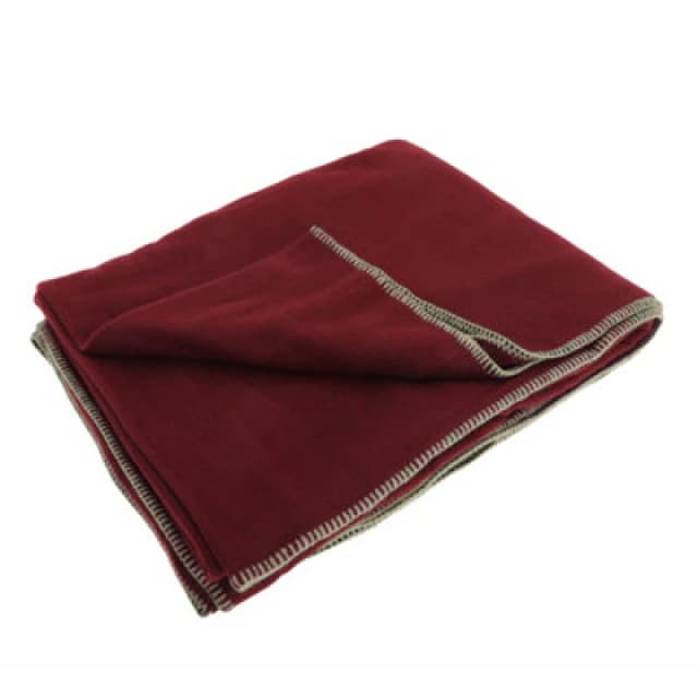 Result Plain Warm Outdoor Fleece Blanket (330gsm) Pack of 2 Scarlet unisex