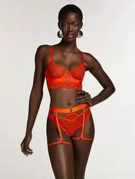 Hunkemoller Maisie Brazilian Brief - Orange Size M Women
