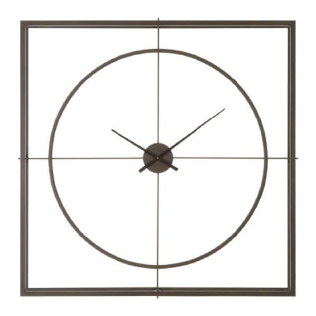 Premier Housewares Interiors by Premier Trinity Wall Clock Black
