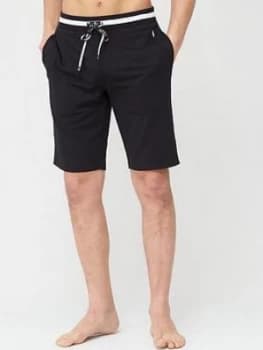 Polo Ralph Lauren Contrast Waistband Lounge Shorts - Polo Black