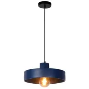 Ophelia Modern Pendant Light - Ø35cm - 1xE27 - Blue