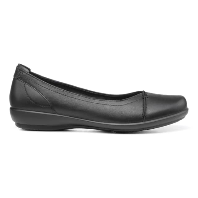 Hotter Womens Extra Wide 'Robyn II' Ballet Pumps in Black Size: 5 Black Female 5