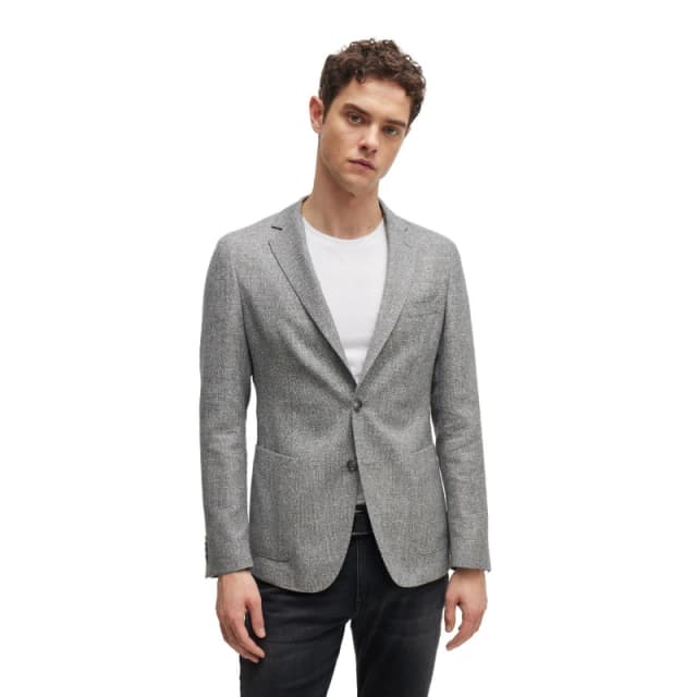 Boss Mens C Hanry Formal Jacket Silver male 36 (46)