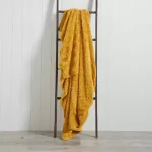 Tundra 130cm x 180cm Throw Yellow