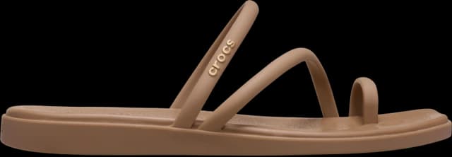 Crocs Women Miami Toe Loop Sandals Milk Chocolate 8