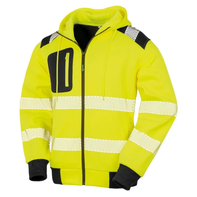 Result Result Men Safety Hoodie in Yellow Size: X-Large Yellow XL Male 5059699641969