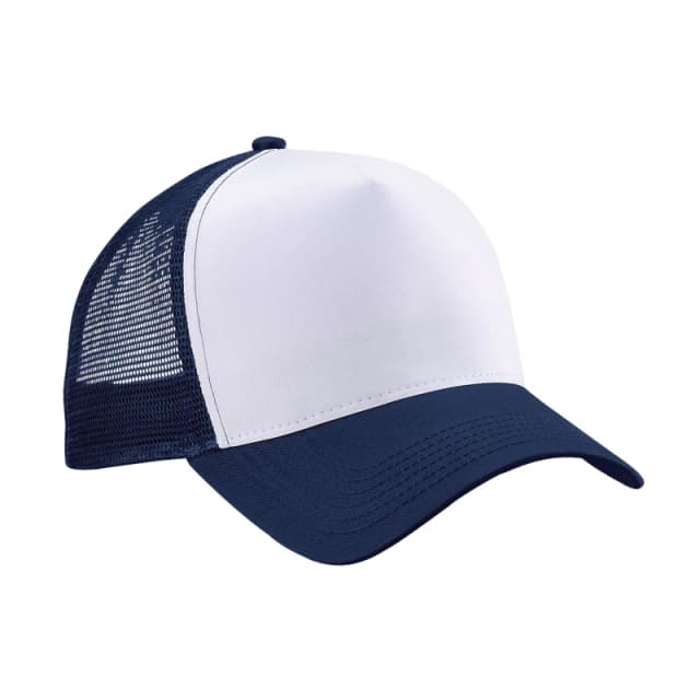 Beechfield Beechfield Men Snapback Trucker Cap in Mid Navy Mid Navy One Size Male 5063377407952