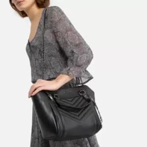 1440 Medium Tote Bag in Chevron Quilted Leather