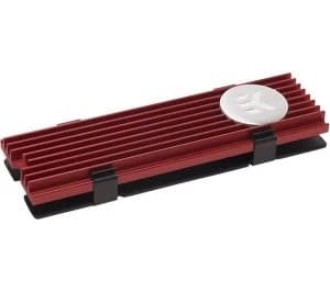 EK-M.2 NVMe Heatsink - Red & Black, Red