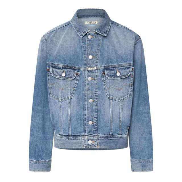 Replay 9zero1 Denim Jacket Blue male S