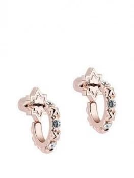 All We Are Rose Gold Tone Bozena Mini Star Hoop Earring
