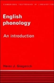 English Phonology by Heinz J. Giegerich Paperback
