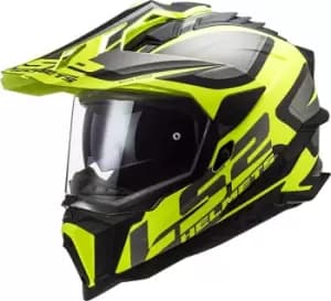 LS2 MX701 Explorer HPFC Alter Motocross Helm, black-yellow, Size 2XL, black-yellow, Size 2XL
