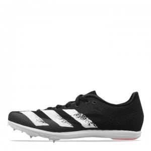 adidas All Round Star Junior Boys Track Running Shoes - Black/White