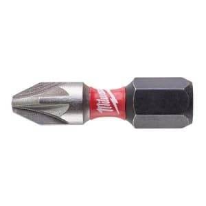 Milwaukee Power Tools SHOCKWAVE Impact Duty Bits PZ3 x 25mm (Pack 25)
