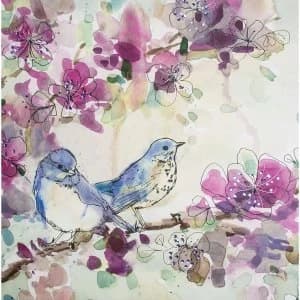 Graham and Brown Stitched Spring Birds Wall Art