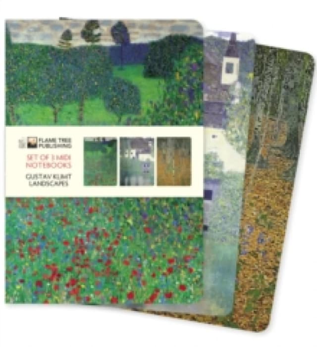 Gustav Klimt: Landscapes Set of 3 Midi Notebooks Notebook / blank book