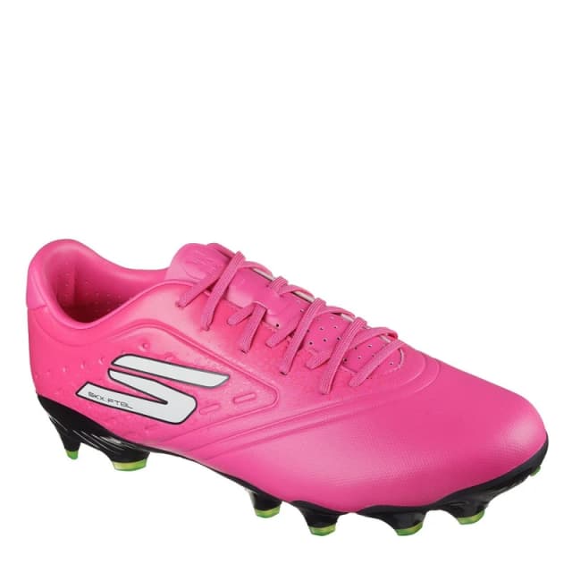 Skechers Razor Adults Academy Firm Ground Football Boots Pink/Black male 6 (39.5)