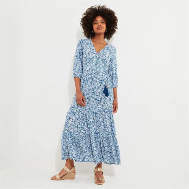 Joe Browns Joe Brown Wrap Blue Dress Blue 10