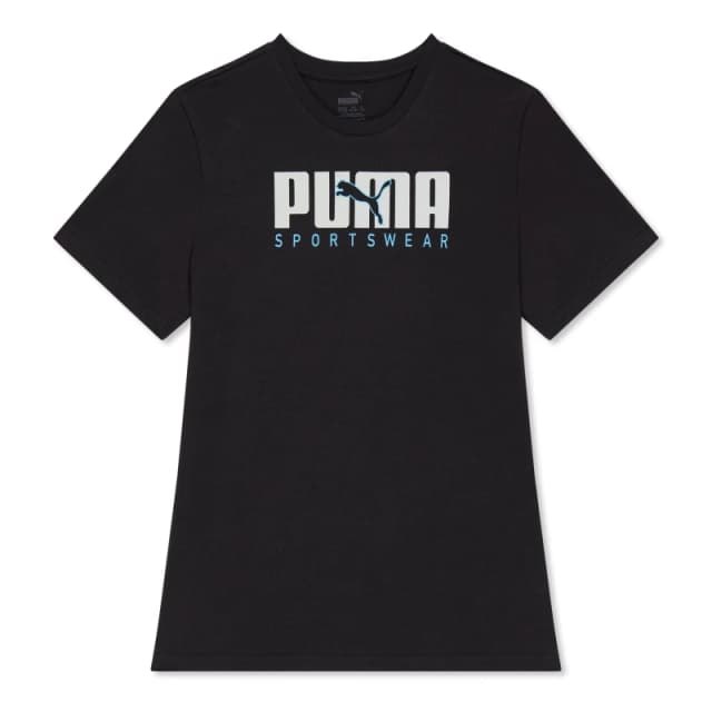 Puma Key Graphic Tee T-Shirt Unisex Kids - Black 7 - 8 Years