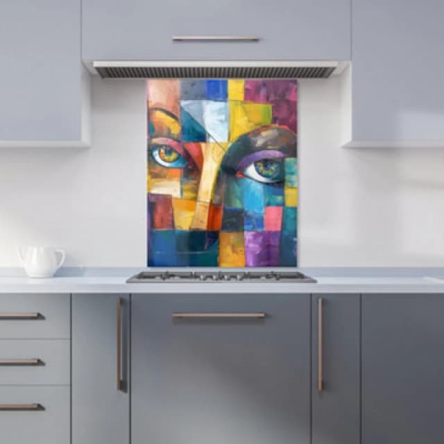 Warren Reed Designer Fragmented Vision: Eyes Of The Soul Kitchen Splashback