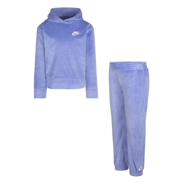 Nike Velour Jog Set Light Thistle female 2-3 Yrs