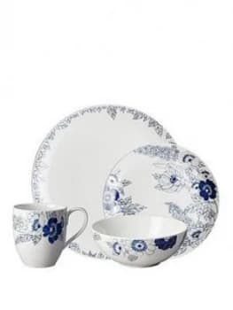 Denby Monsoon Fleur 16 Piece Dinner Set
