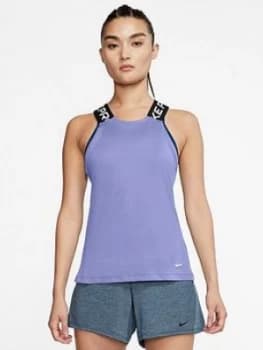 Nike Training Pro Elastika Tank Top - Thistle