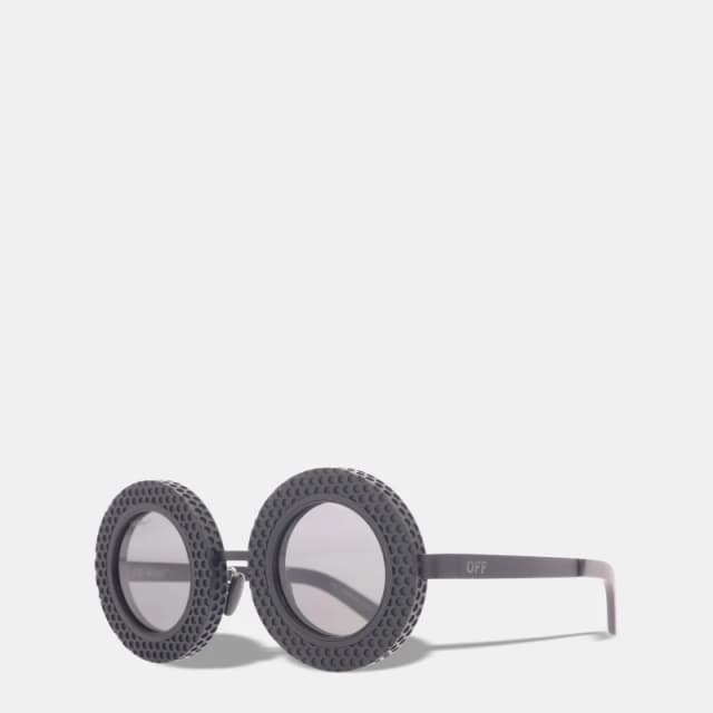 Off White Chicago Sun Square Sunglasses Black Dark Grey unisex One Size