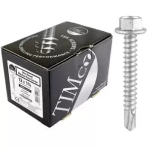 Timco Self Drilling Hex Head Roofing Screws for Light Section Steel (Silver) - 4.2 x 19mm (1000 Pack Box)