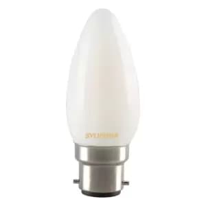 Sylvania B22 4W 400Lm Candle LED Filament Light Bulb