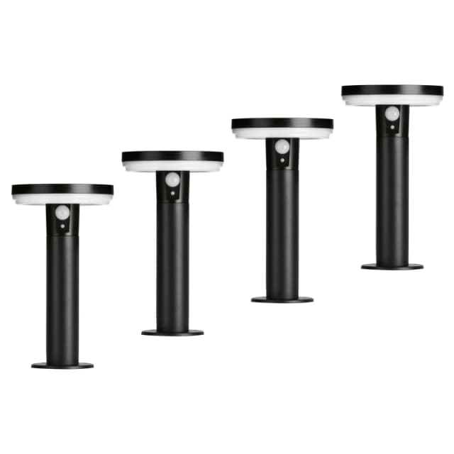 4LITE Antheia Solar Garden Spike Light - Pack of 4 5055189047570